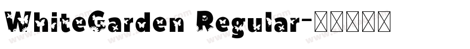 WhiteGarden Regular字体转换